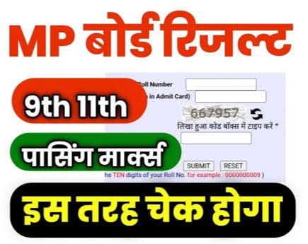 class 9th 11th result 2025 mp board
