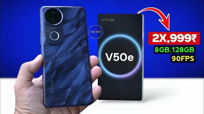 vivo v50e mobile features, vivo v50e new android phone 2025, vivo v50e price in india, vivo v50e latest android phone, vivo v50e all features, vivo v50e price and features
