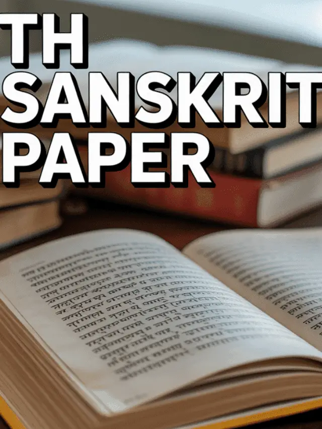 Class 9th Sanskrit Sample Paper 2026 Mp Board